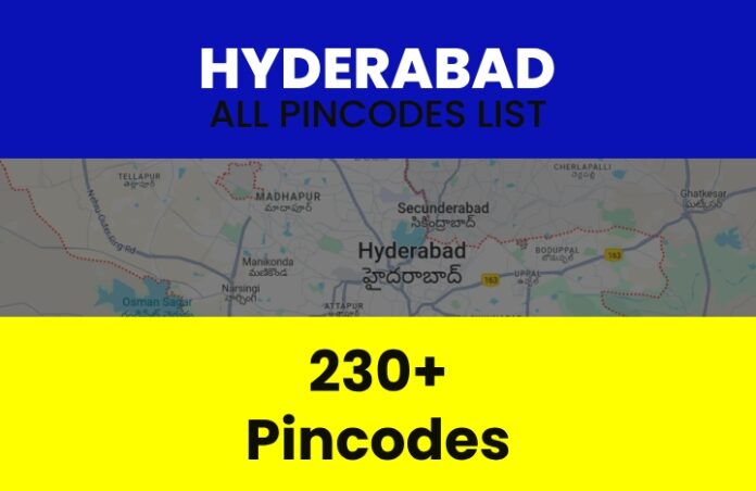 Hyderabad Pincodes